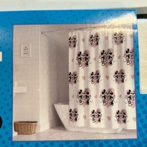 NEW Disney Mickey and Minnie Shower Curtain
